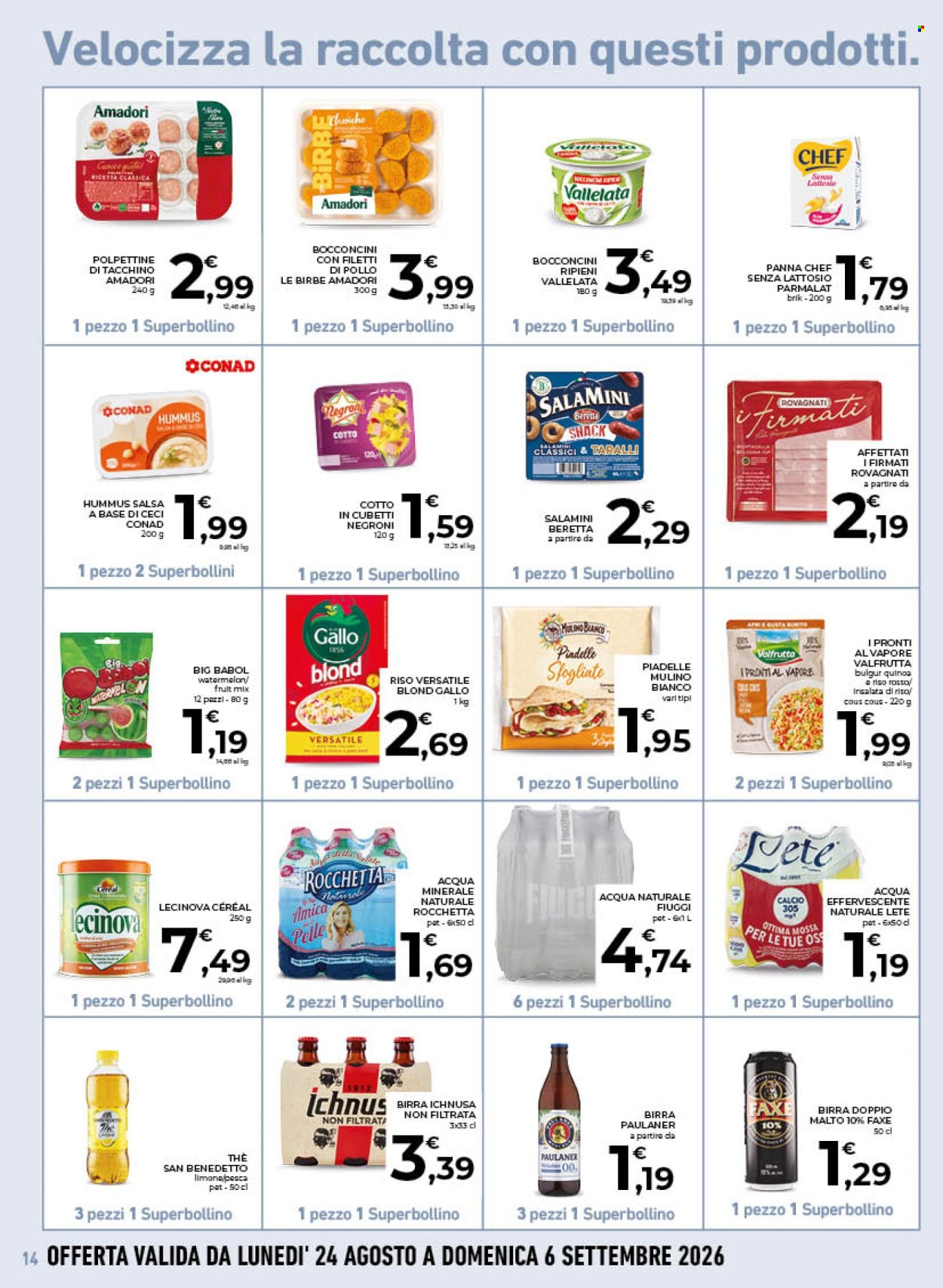 Volantino Conad - 26/8/2026 - 6/9/2026. Pagina 14