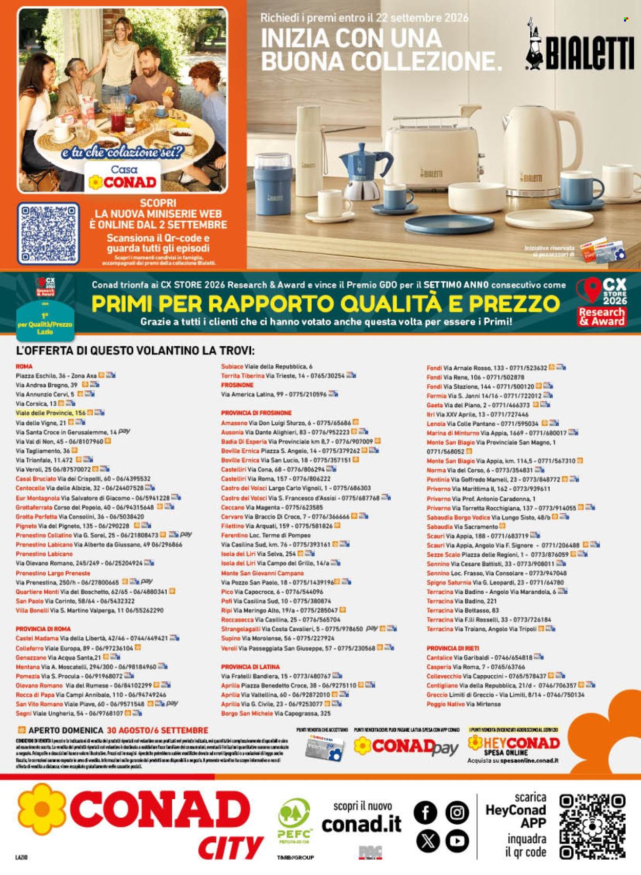 Volantino Conad - 26/8/2026 - 6/9/2026. Pagina 16