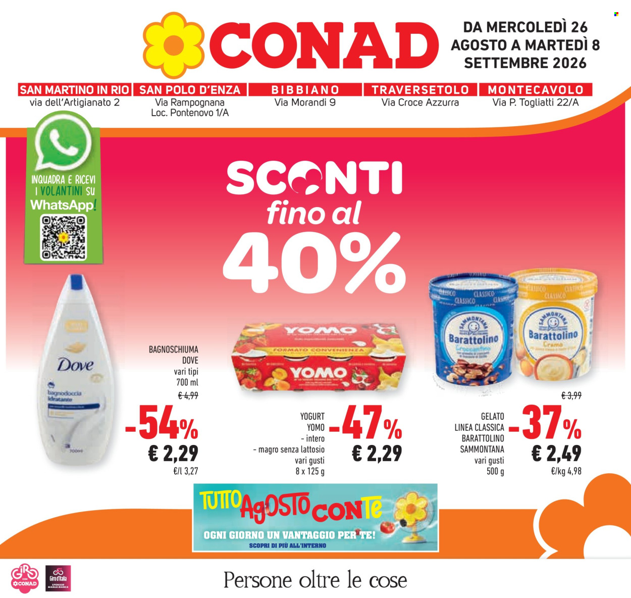 Volantino Conad - 26/8/2026 - 8/9/2026. Pagina 1