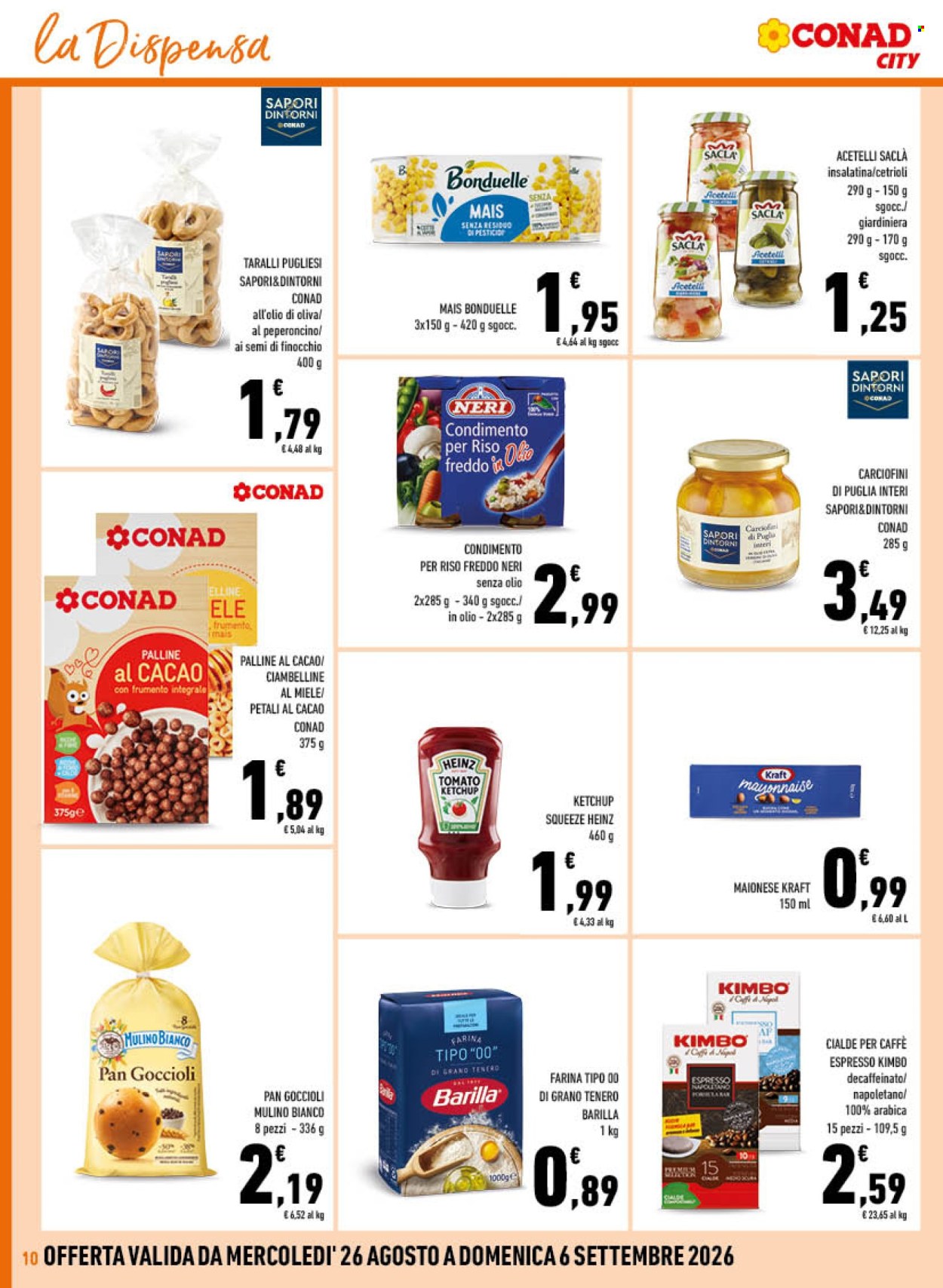 Leták Conad - 26.8.2026 - 6.9.2026. Strana 10