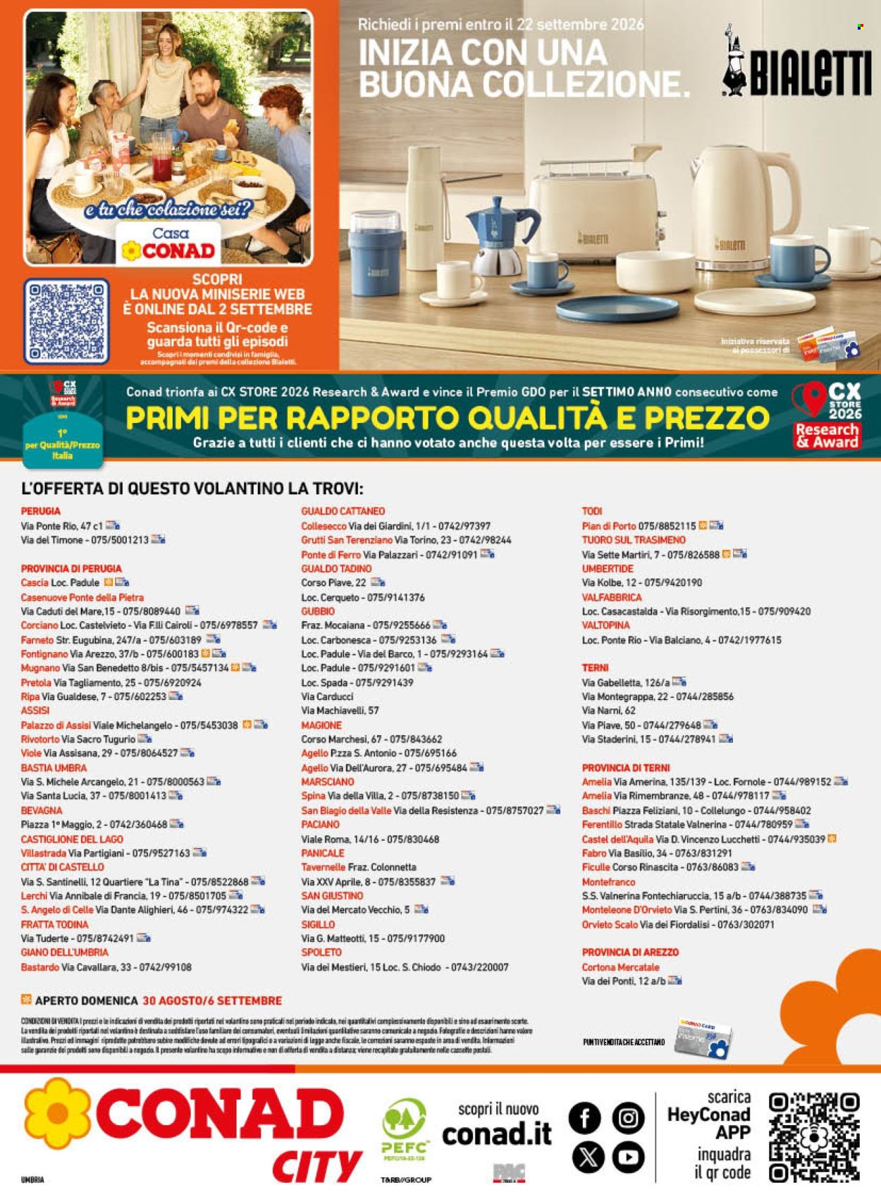 Volantino Conad - 26/8/2026 - 6/9/2026. Pagina 16