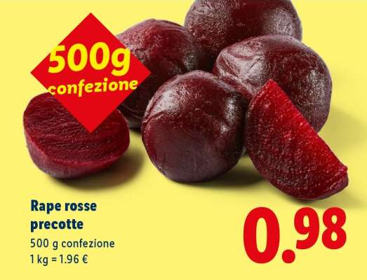 Rape rosse precotte
