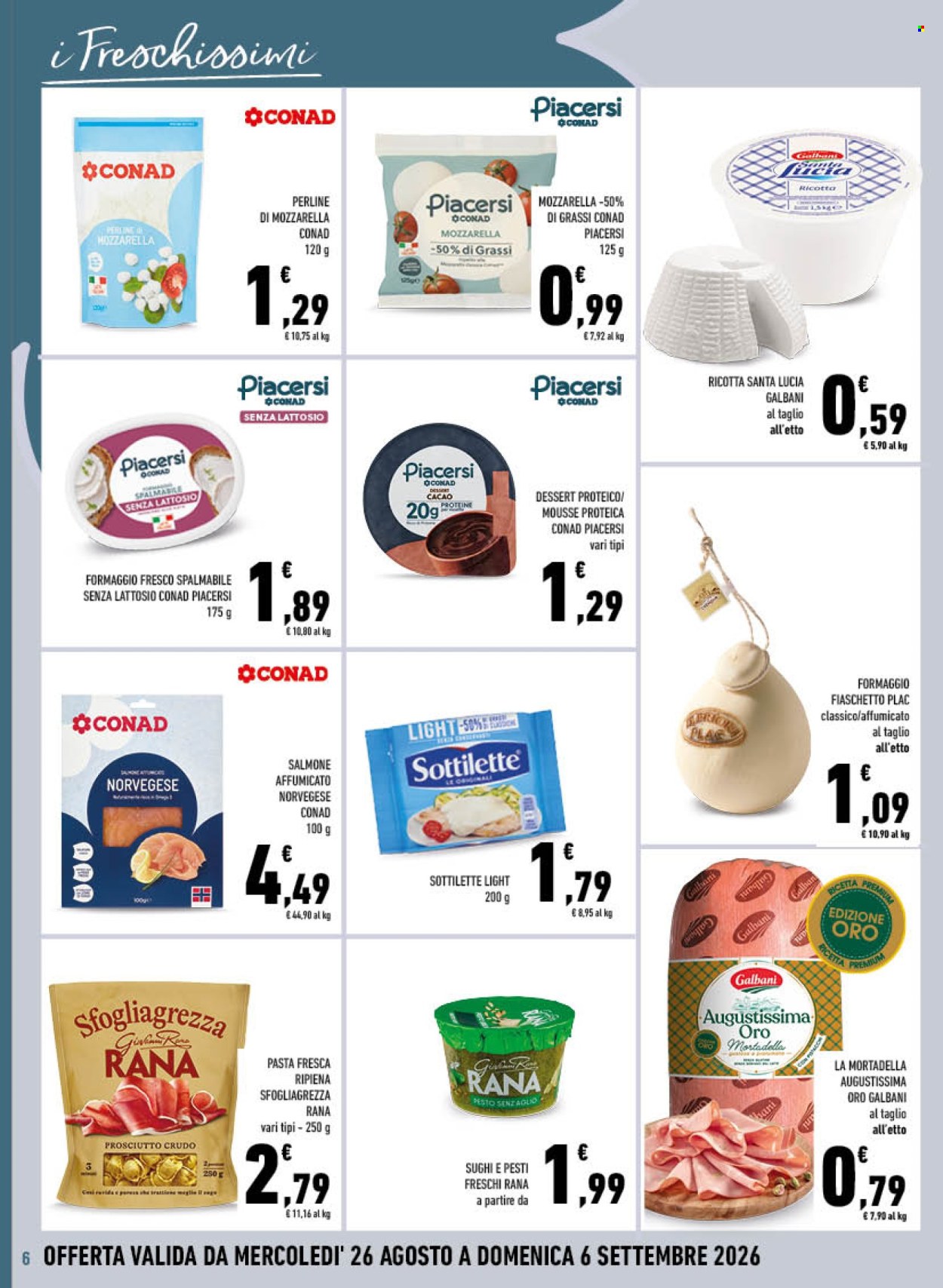 Volantino Conad - 26/8/2026 - 6/9/2026. Pagina 6