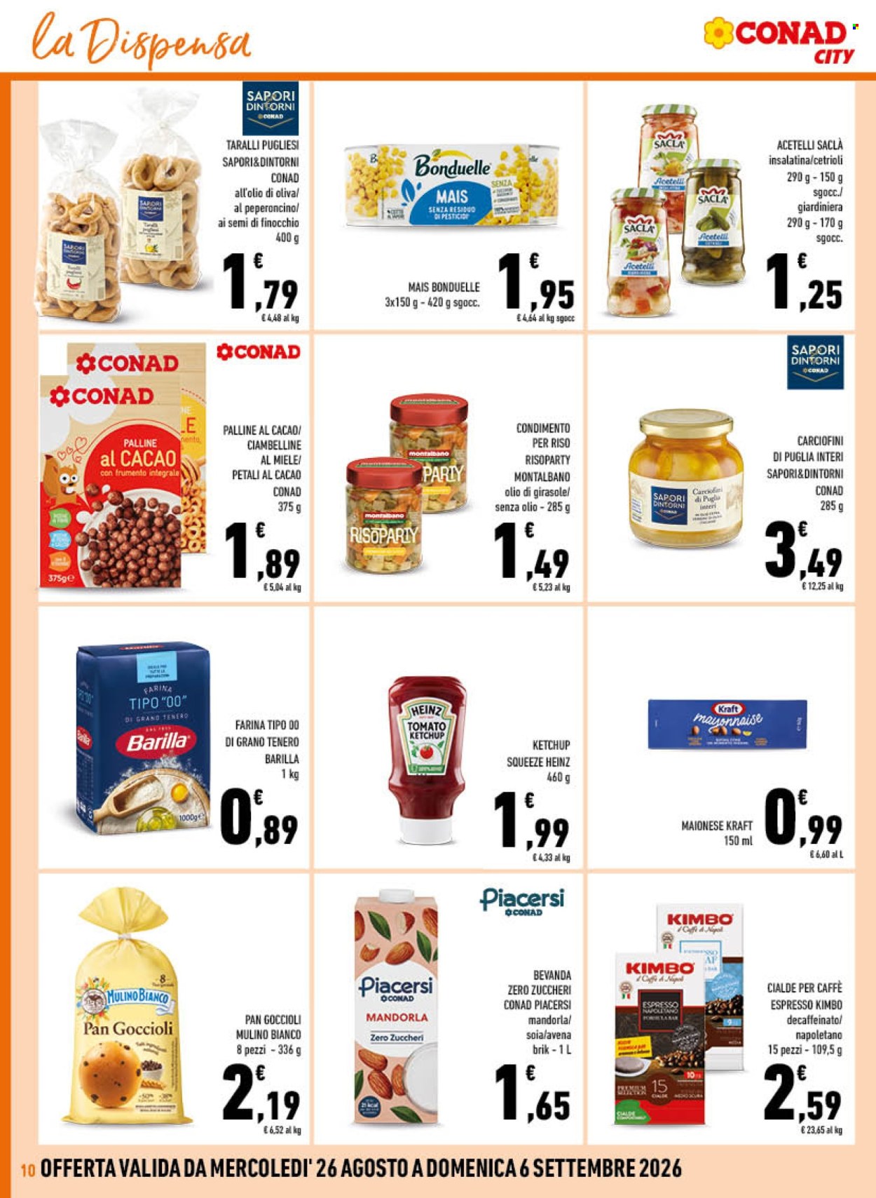 Volantino Conad - 26/8/2026 - 6/9/2026. Pagina 10