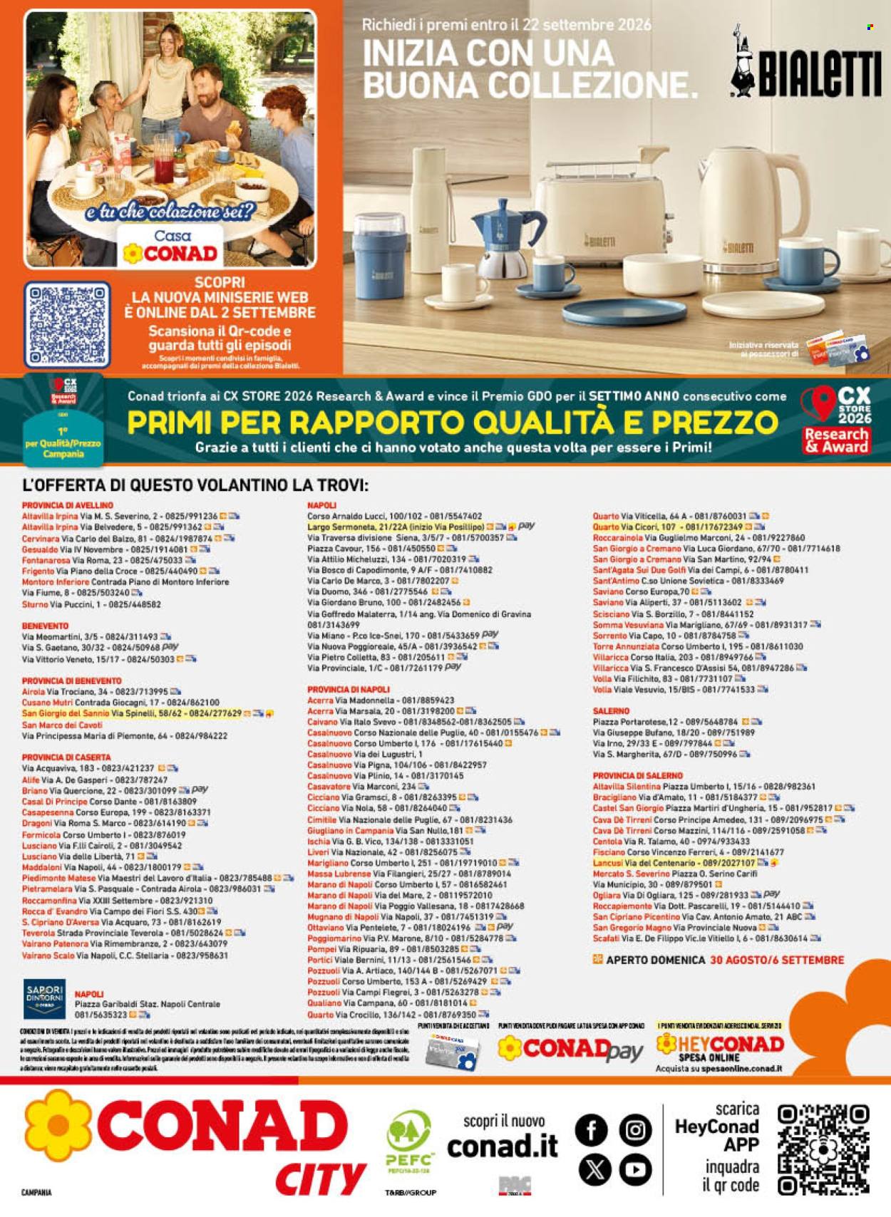 Volantino Conad - 26/8/2026 - 6/9/2026. Pagina 16