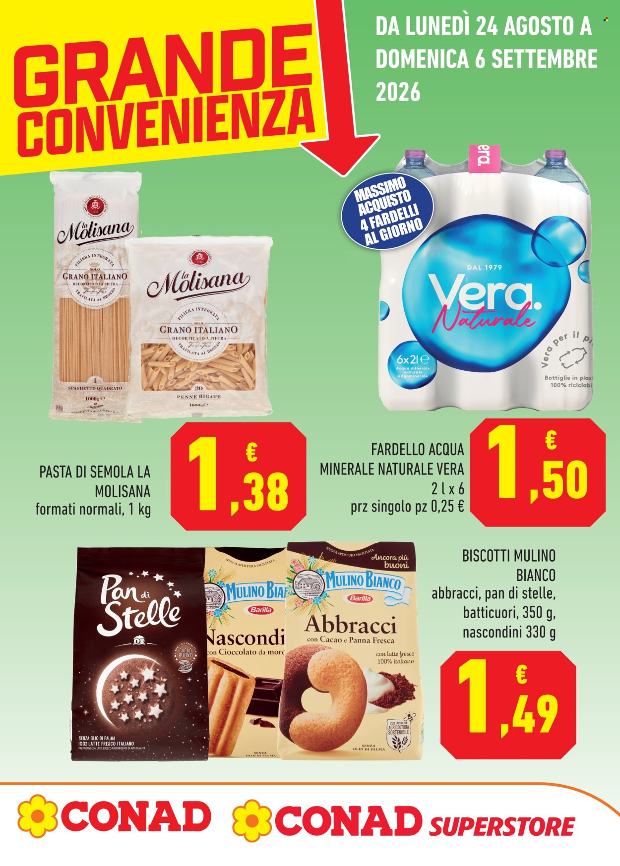 Volantino Conad - 24/8/2026 - 6/9/2026. Pagina 1