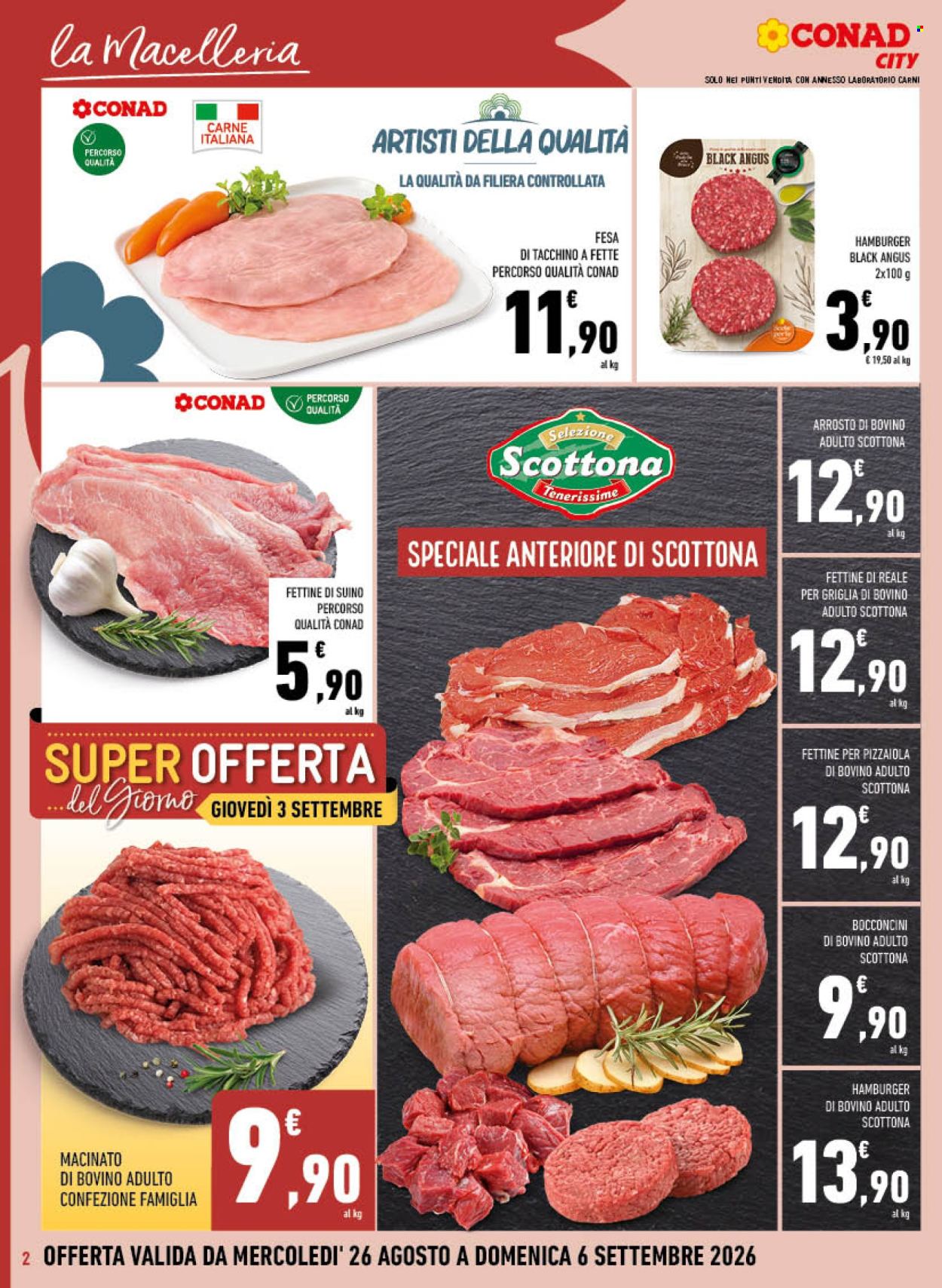 Volantino Conad - 26/8/2026 - 6/9/2026. Pagina 2