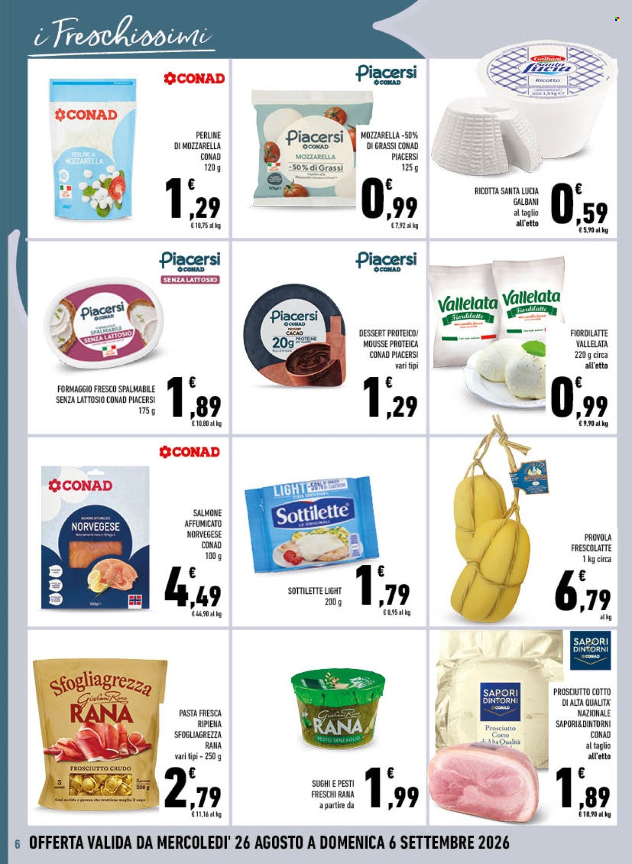 Leták Conad - 26.8.2026 - 6.9.2026. Strana 6