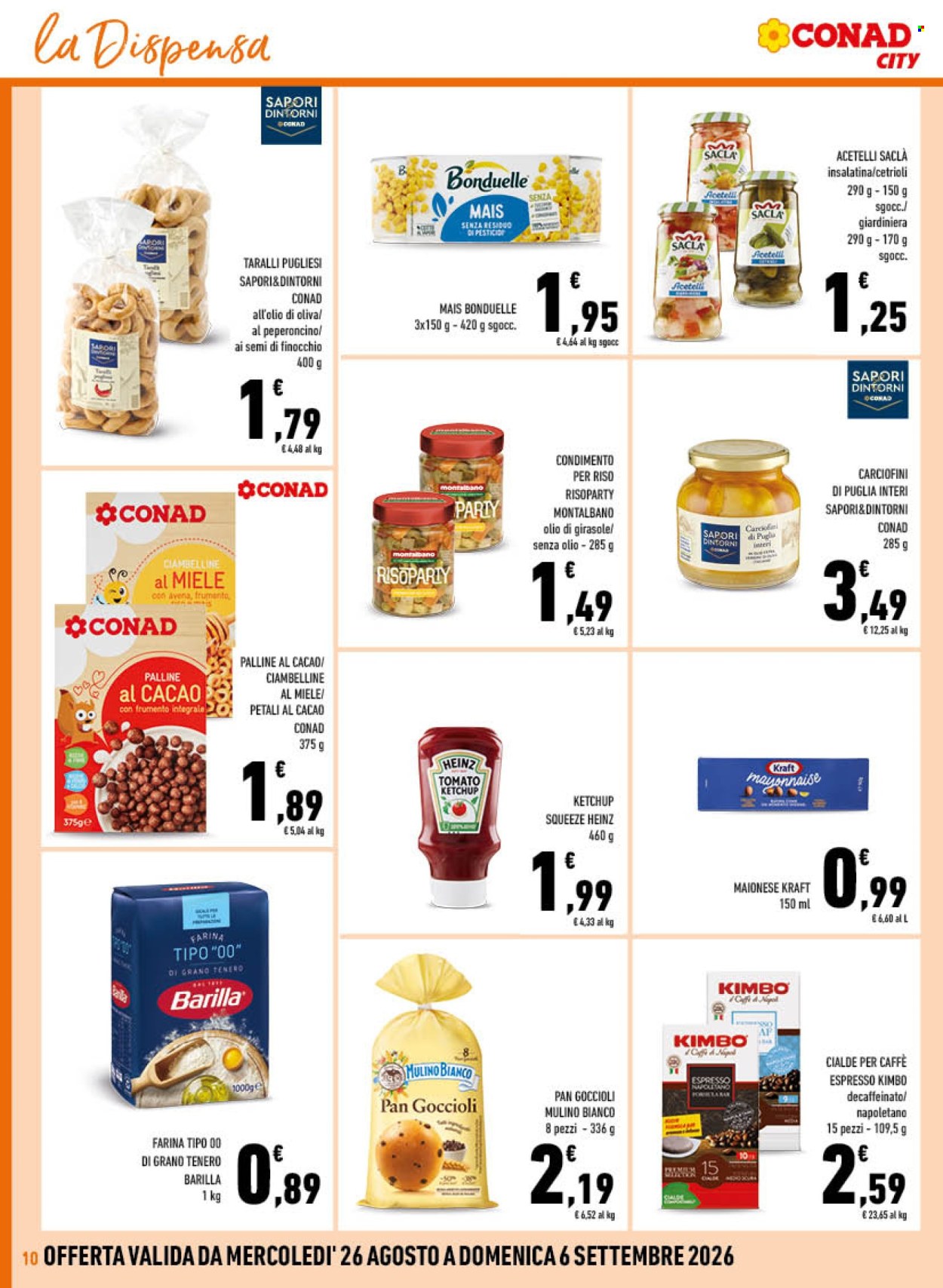 Leták Conad - 26.8.2026 - 6.9.2026. Strana 10