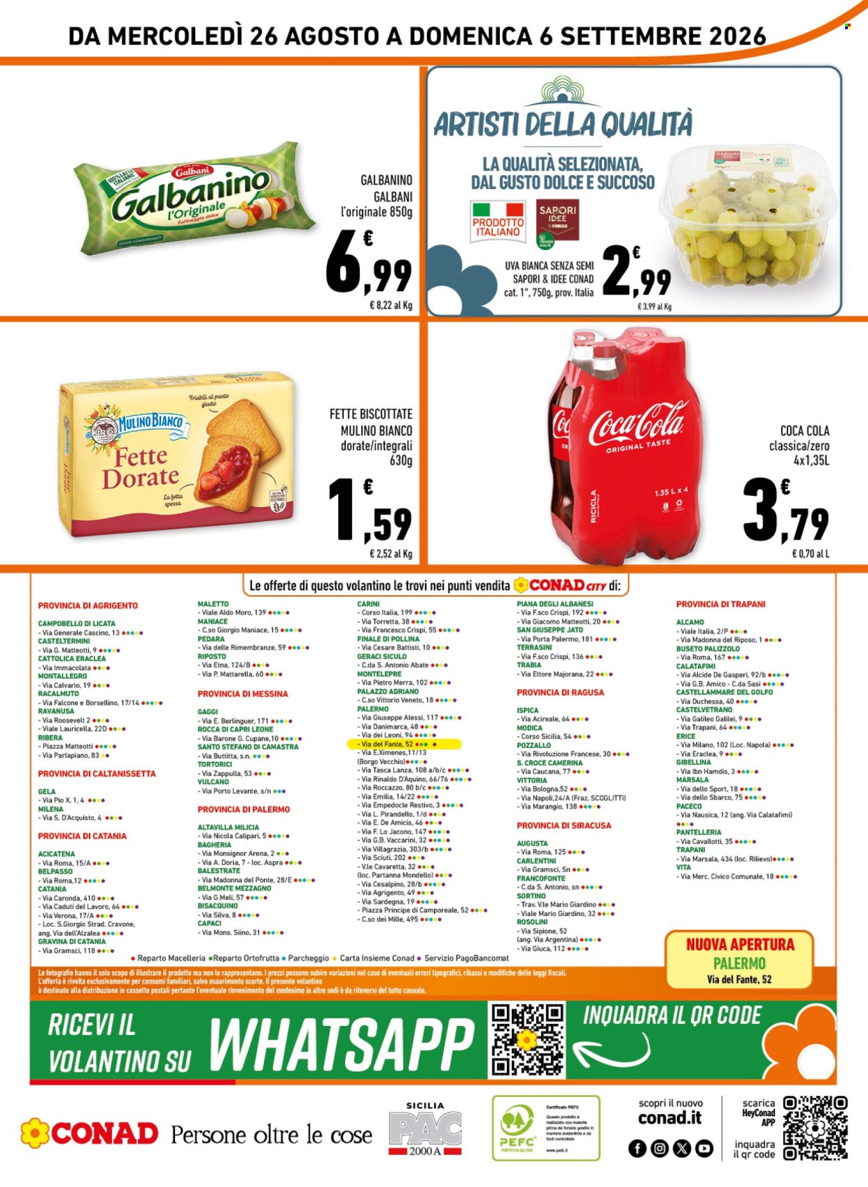 Leták Conad - 26.8.2026 - 6.9.2026. Strana 16