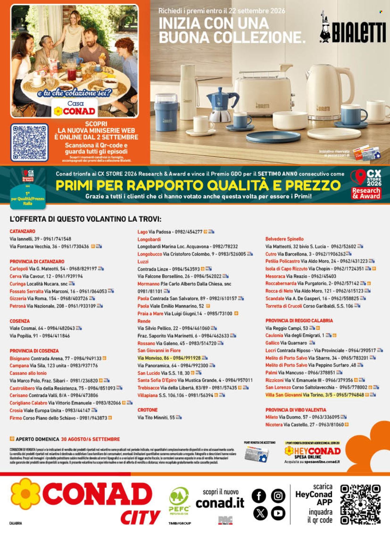 Volantino Conad - 26/8/2026 - 6/9/2026. Pagina 16