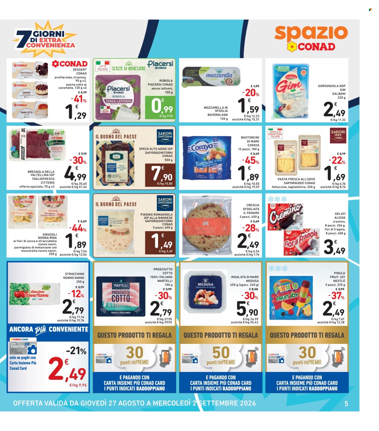 Volantino Spazio Conad - 27/8/2026 - 2/9/2026. Pagina 5