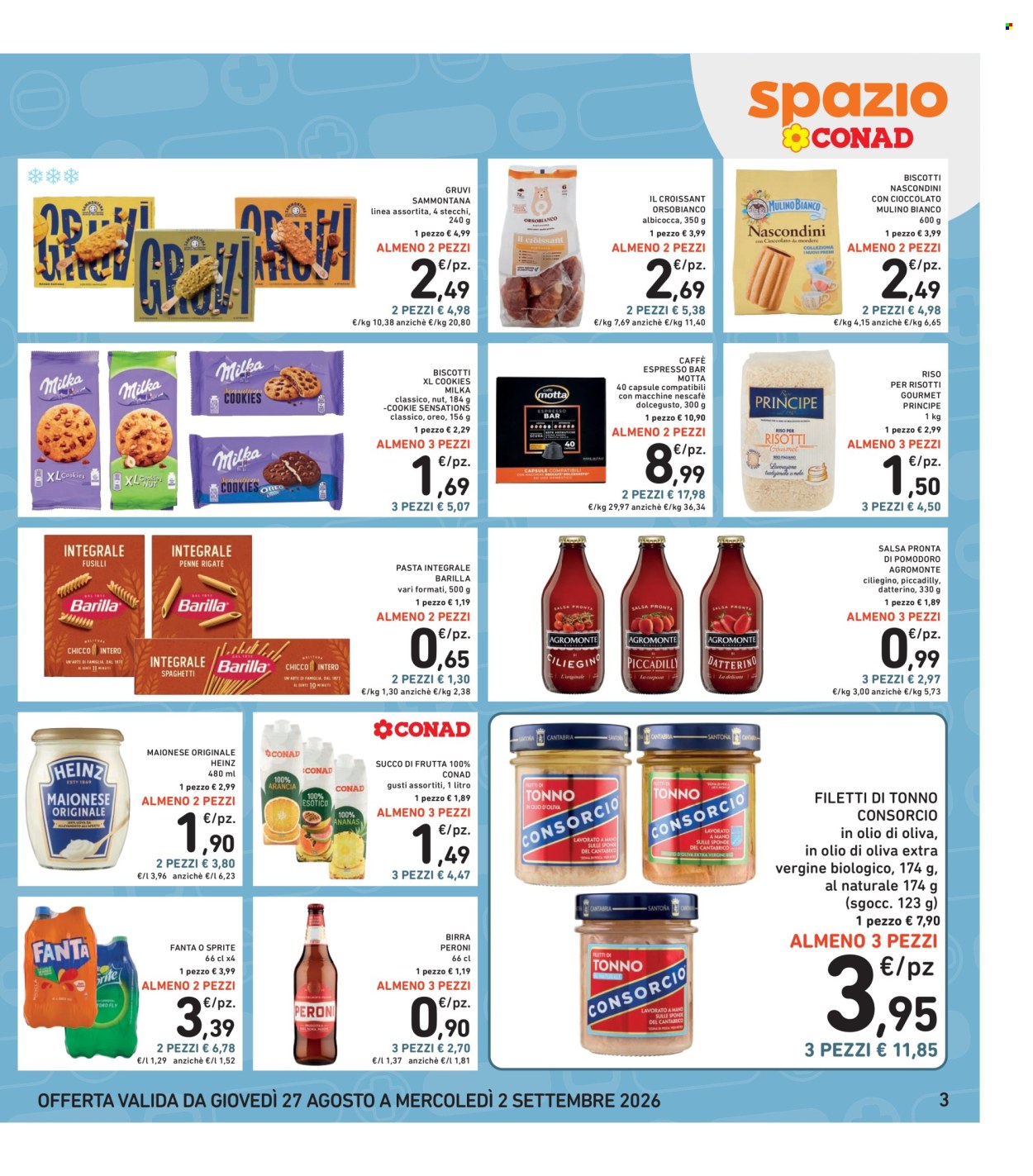 Volantino Spazio Conad - 27/8/2026 - 2/9/2026. Pagina 3