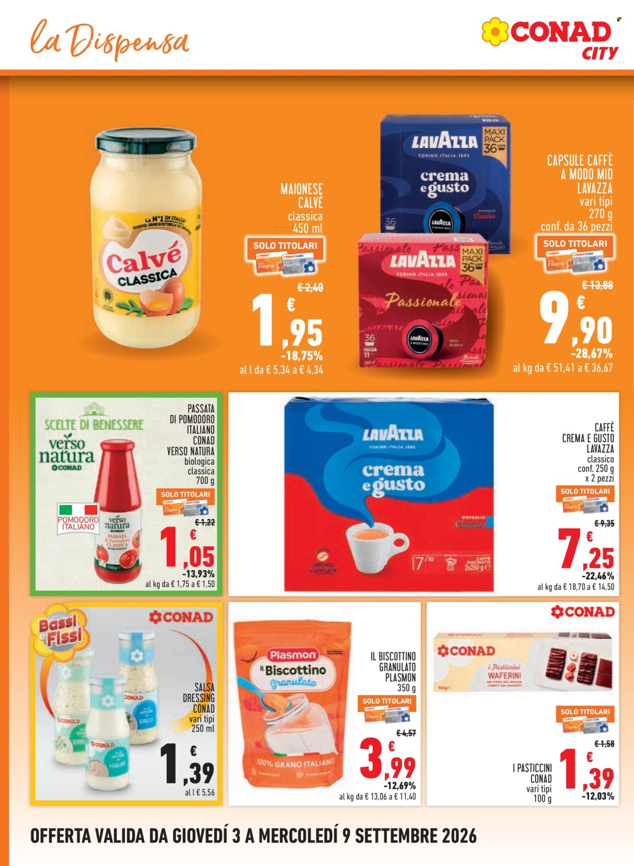 Volantino Conad City - 3/9/2026 - 9/9/2026. Pagina 10
