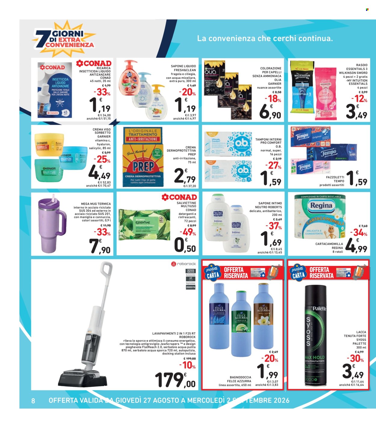 Leták Spazio Conad - 27.8.2026 - 2.9.2026. Strana 8