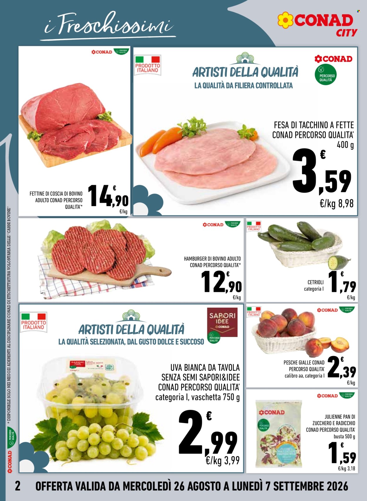 Volantino Conad City - 26/8/2026 - 7/9/2026. Pagina 2