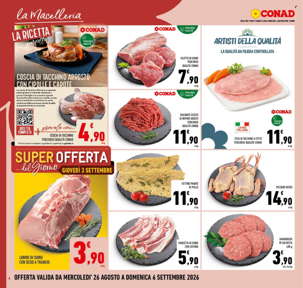 Volantino Conad - 26/8/2026 - 6/9/2026. Pagina 4