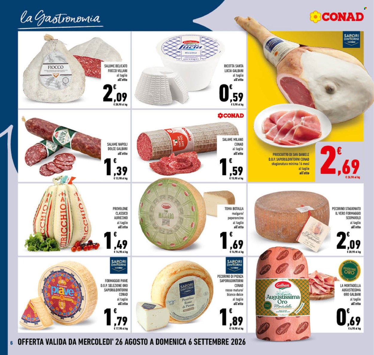 Leták Conad - 26.8.2026 - 6.9.2026. Strana 6