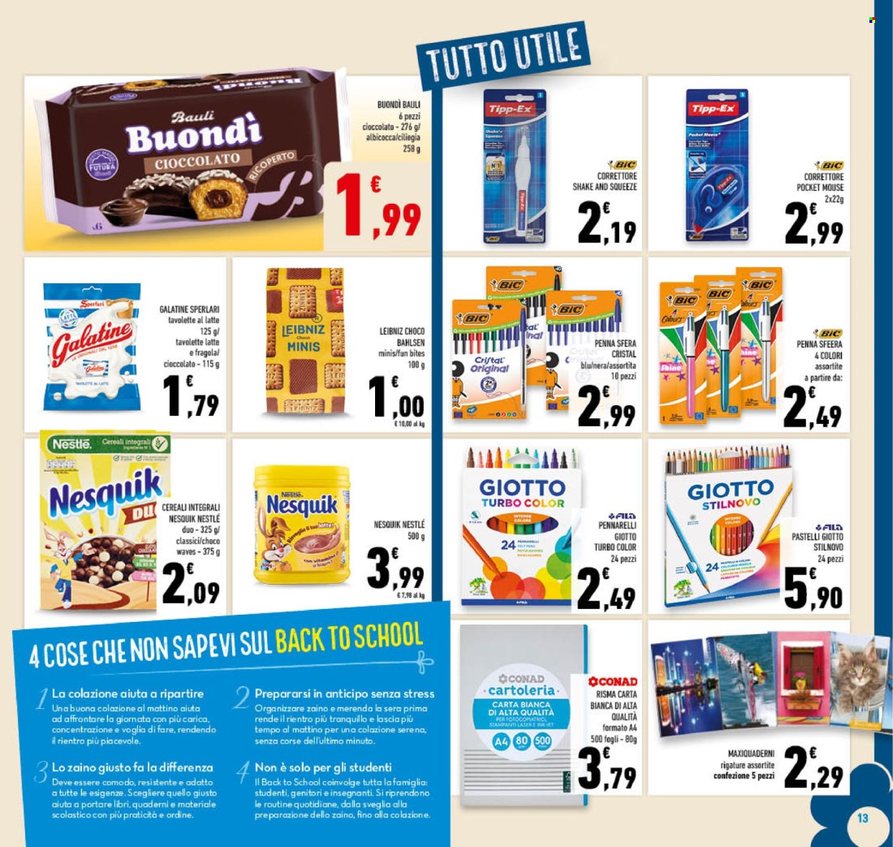 Volantino Conad - 26/8/2026 - 6/9/2026. Pagina 13