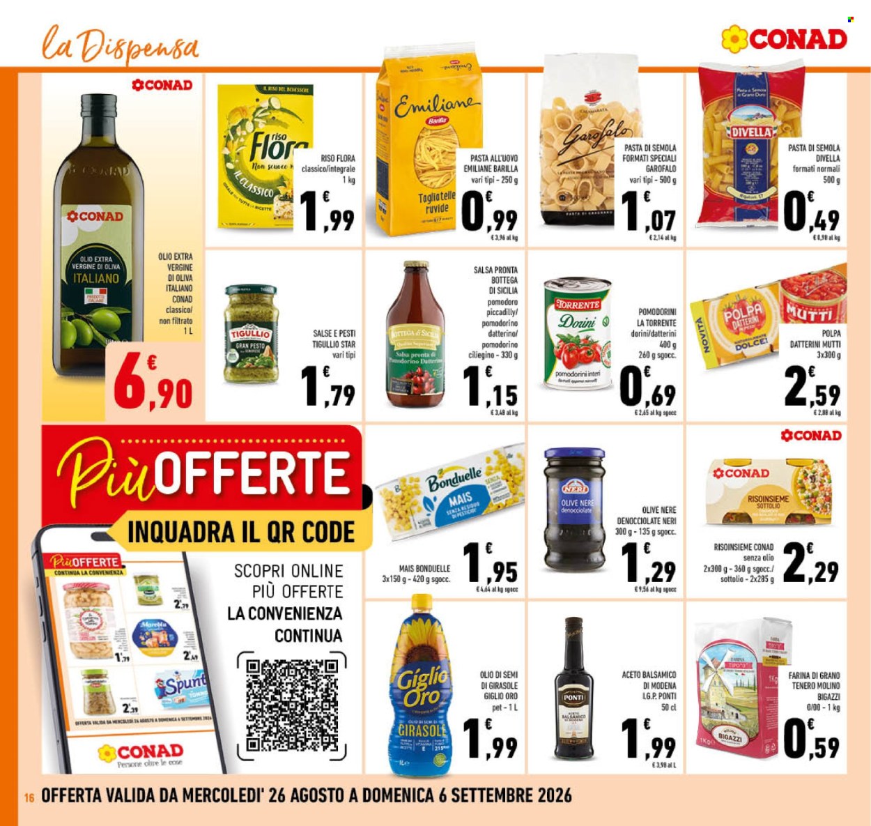 Leták Conad - 26.8.2026 - 6.9.2026. Strana 16