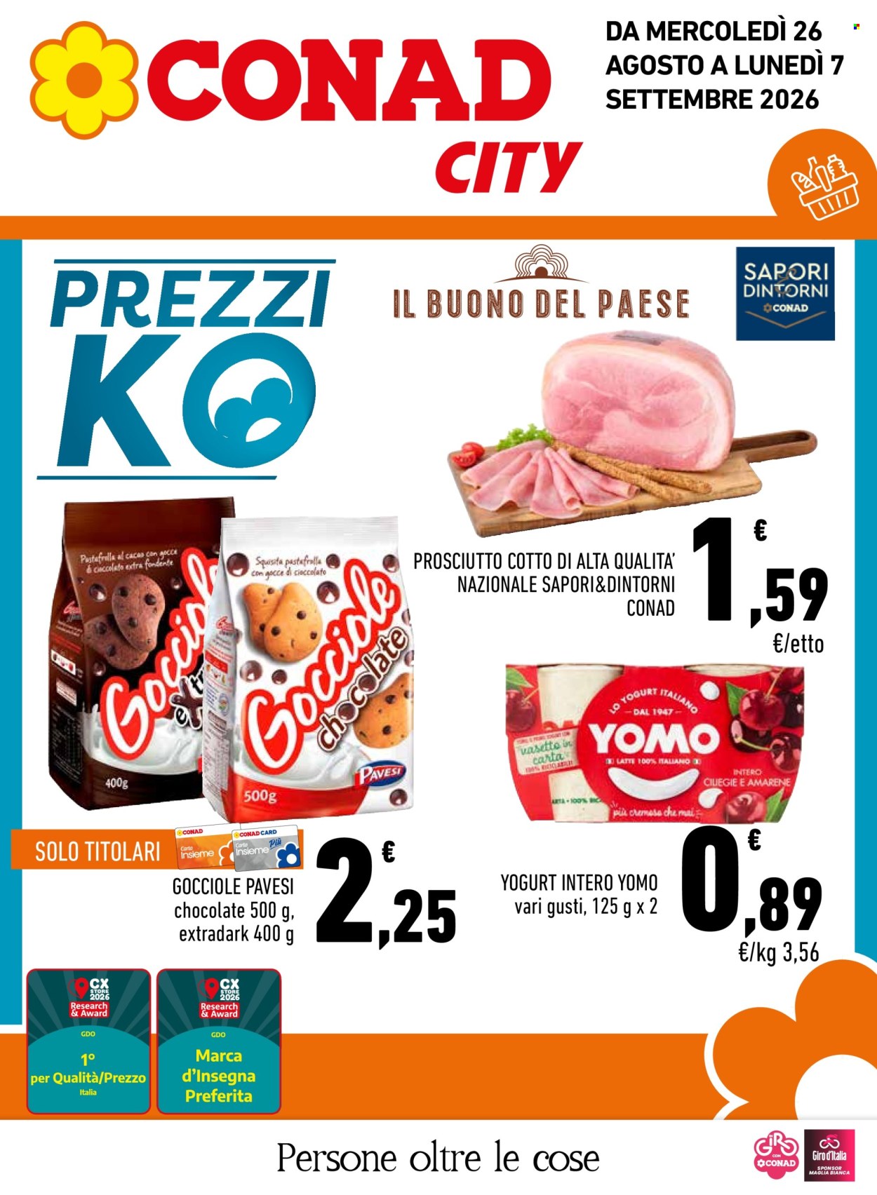 Volantino Conad - 26/8/2026 - 7/9/2026. Pagina 1