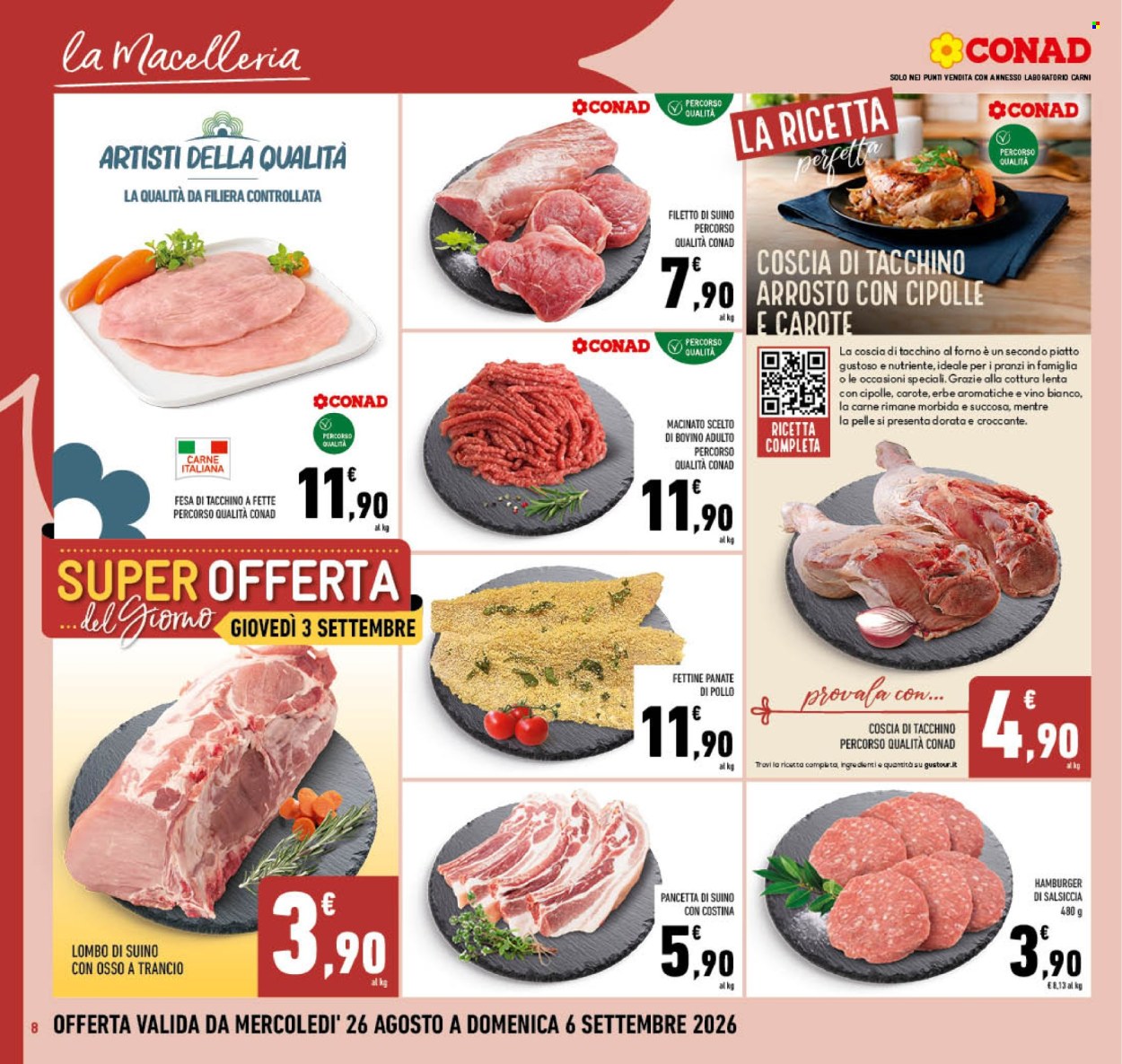 Leták Conad - 26.8.2026 - 6.9.2026. Strana 8