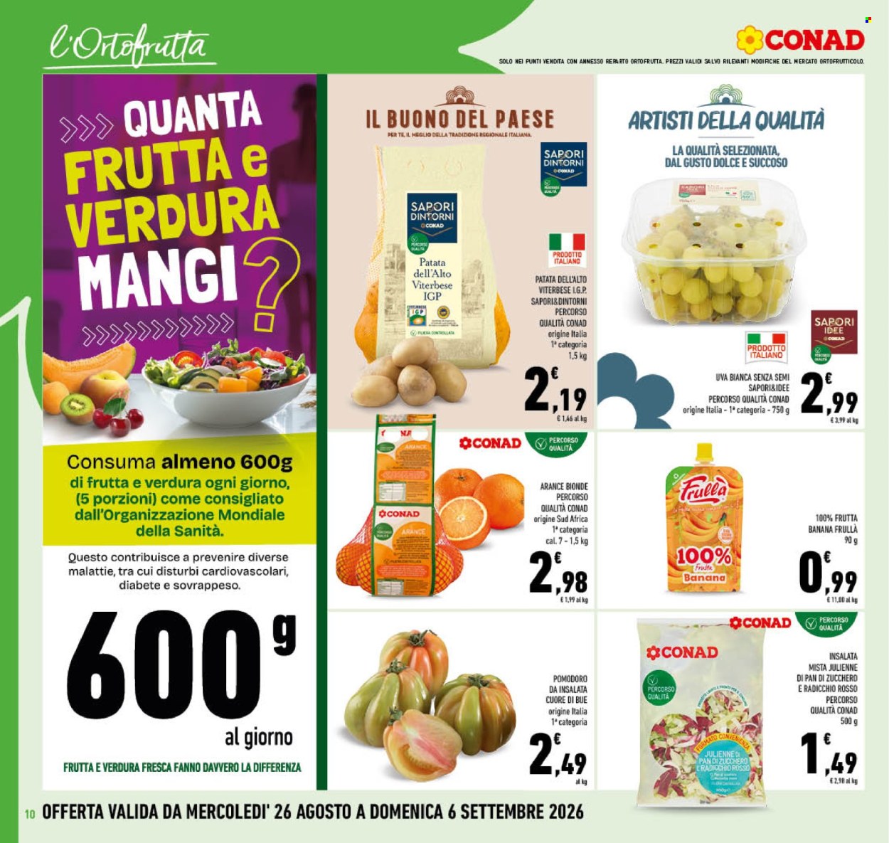 Leták Conad - 26.8.2026 - 6.9.2026. Strana 10