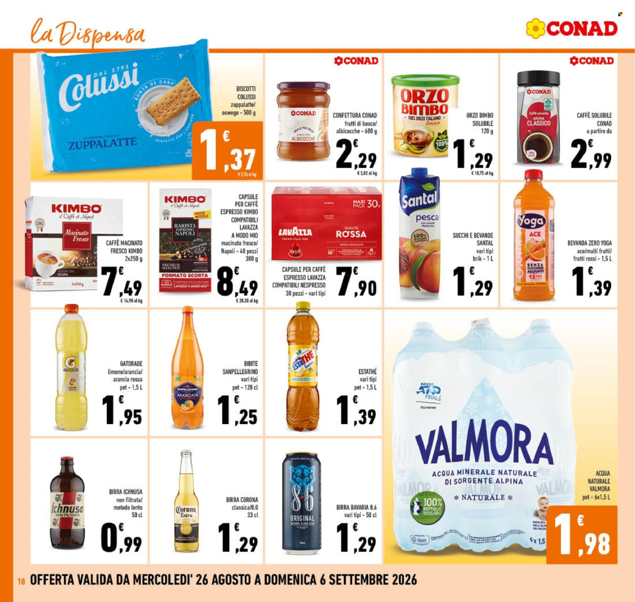Leták Conad - 26.8.2026 - 6.9.2026. Strana 18