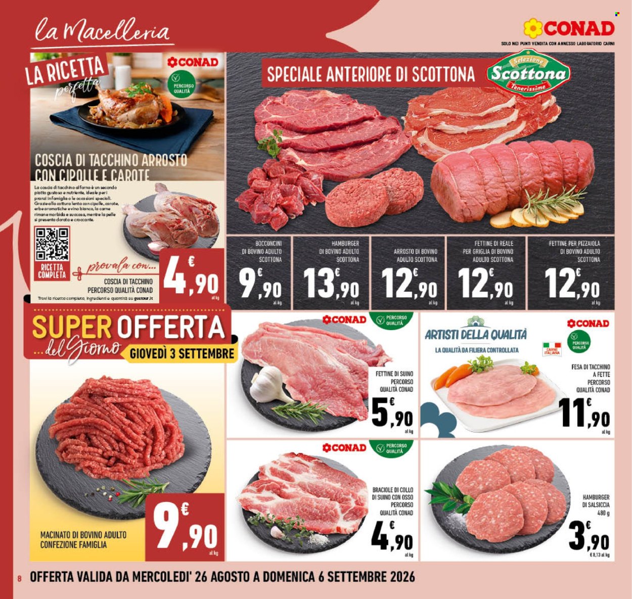 Volantino Conad - 26/8/2026 - 6/9/2026. Pagina 8