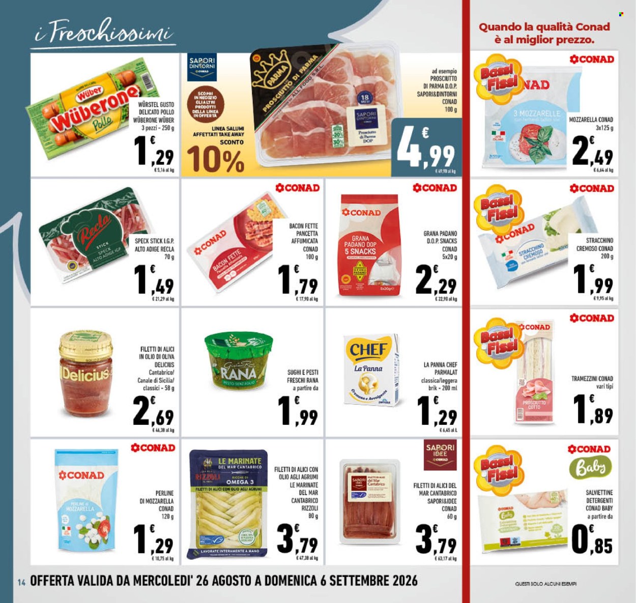 Leták Conad - 26.8.2026 - 6.9.2026. Strana 14