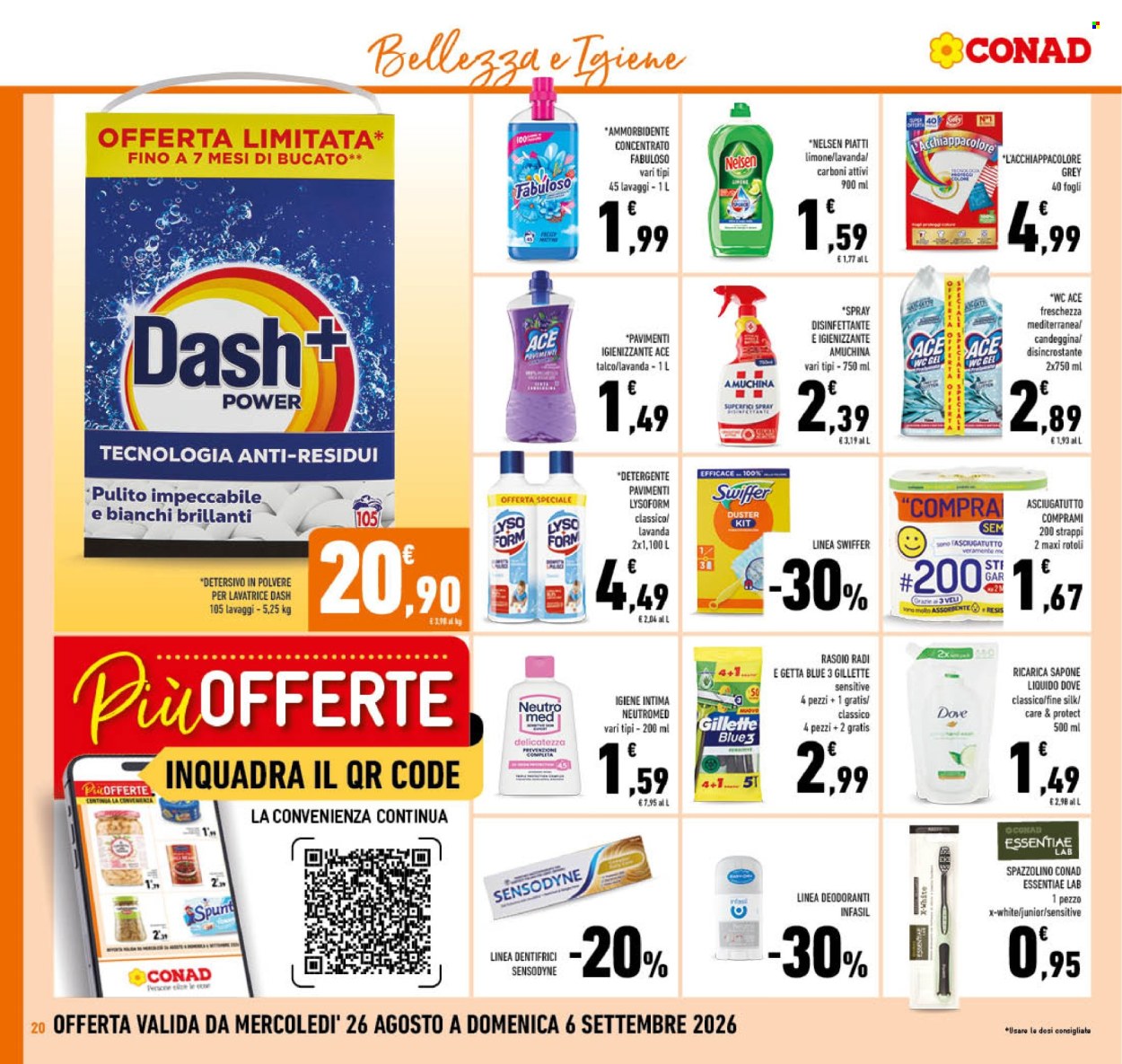 Volantino Conad - 26/8/2026 - 6/9/2026. Pagina 20