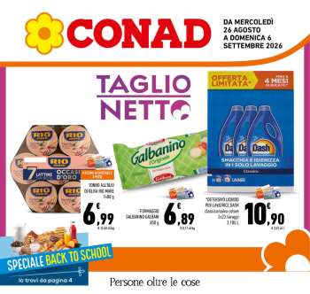Volantino Conad - 26/8/2026 - 6/9/2026.