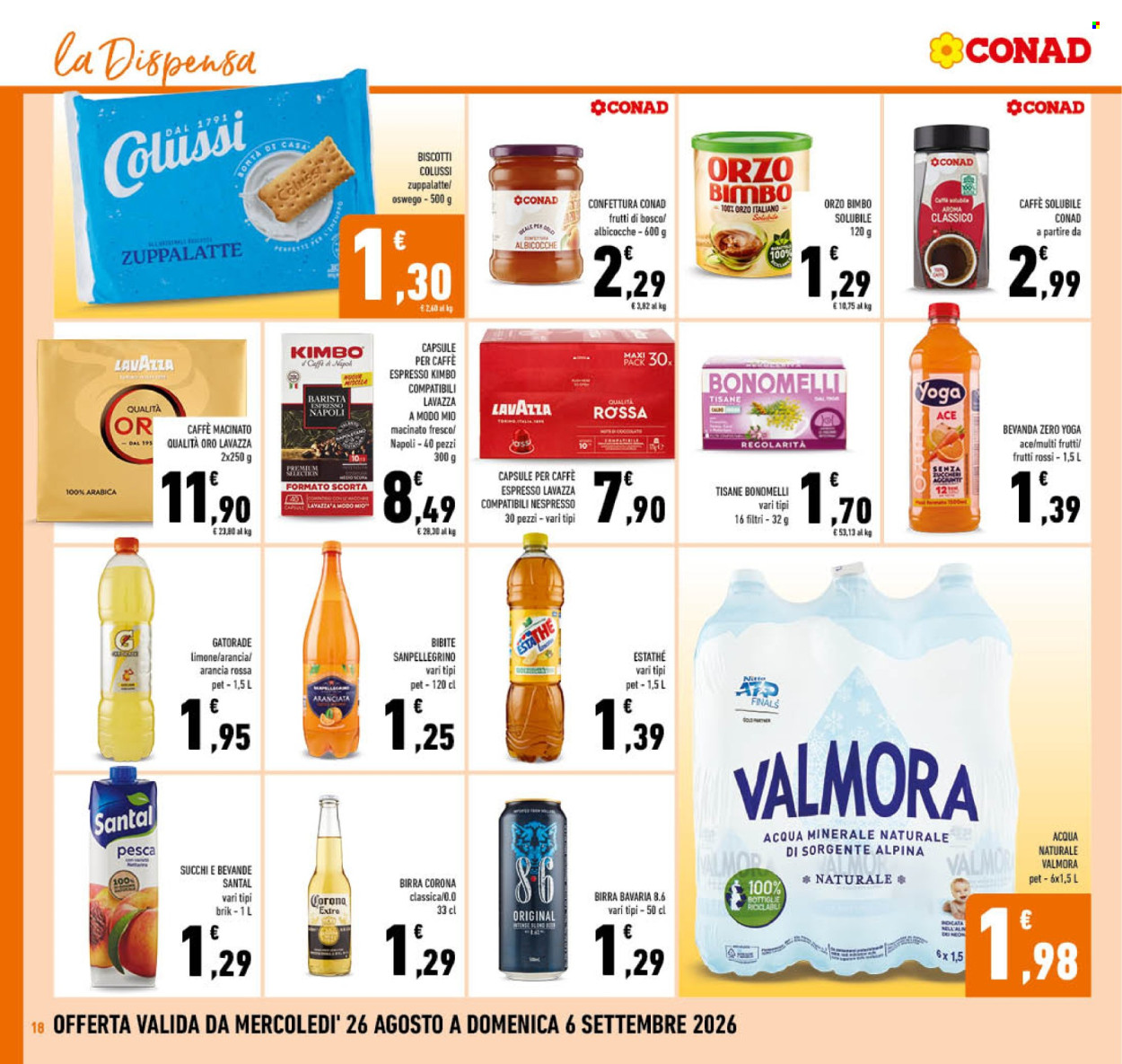 Leták Conad - 26.8.2026 - 6.9.2026. Strana 18