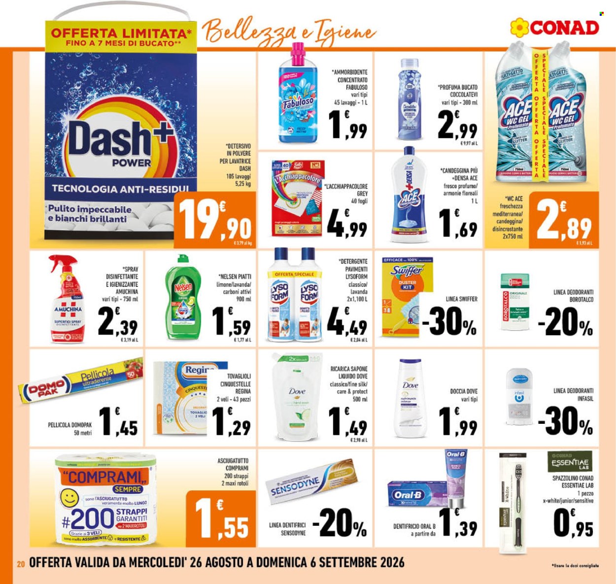 Volantino Conad - 26/8/2026 - 6/9/2026. Pagina 20