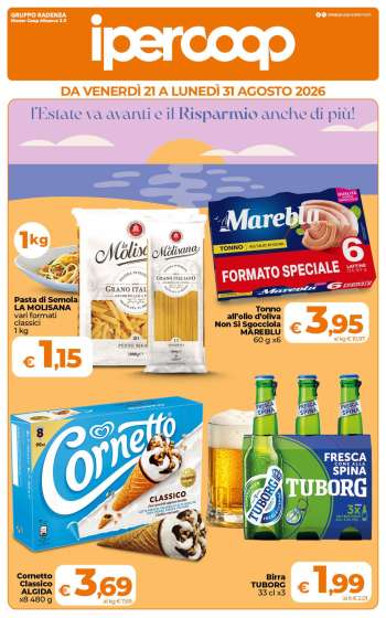 Volantino Coop - 21/8/2026 - 1/9/2026.