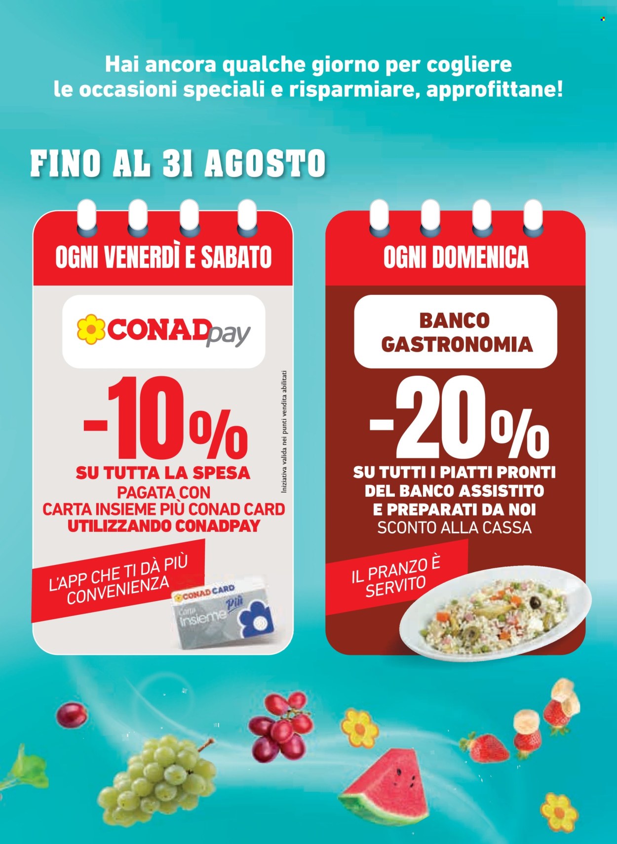 Leták Conad - 26.8.2026 - 8.9.2026. Strana 3