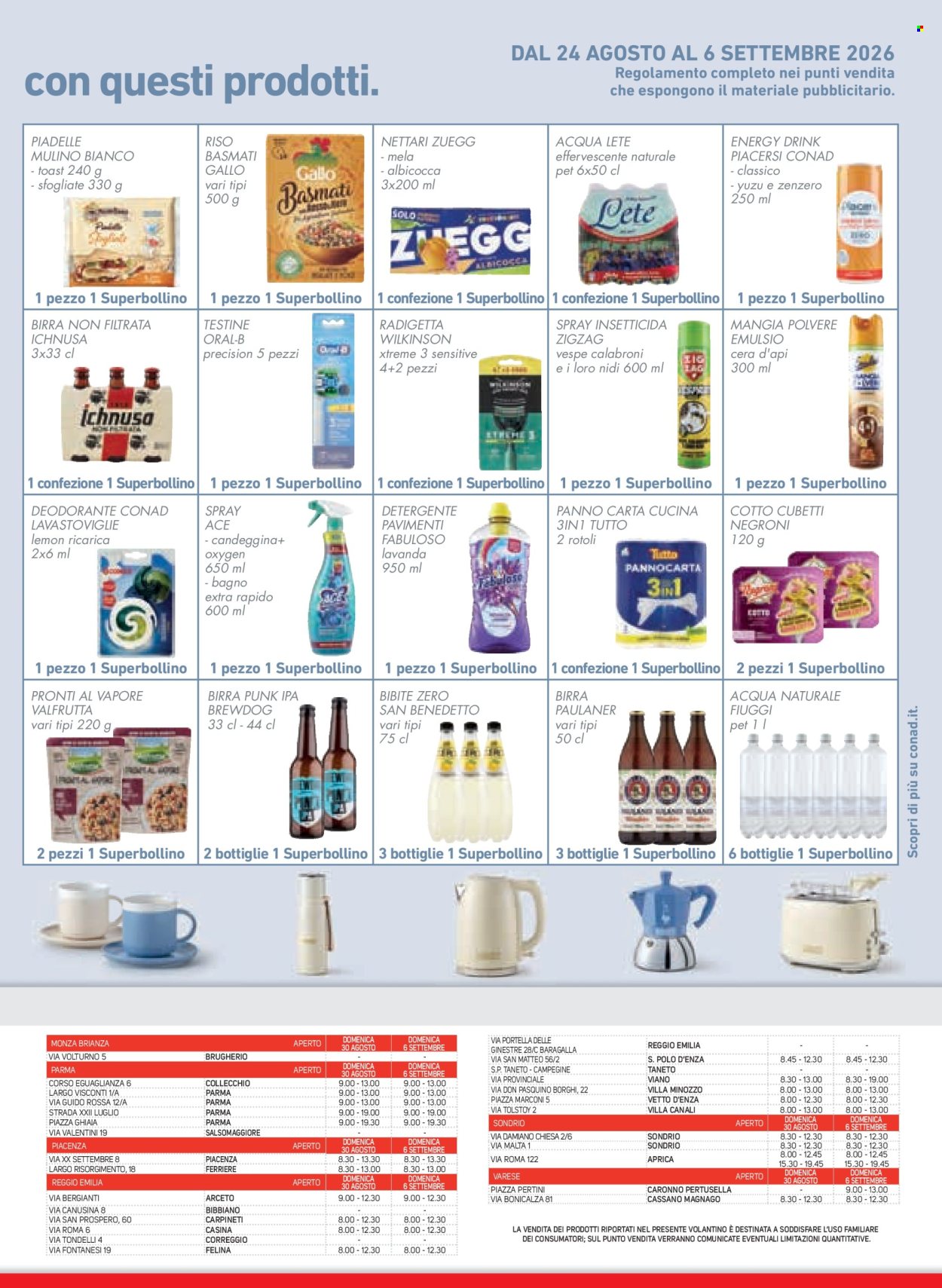 Volantino Conad - 26/8/2026 - 8/9/2026. Pagina 19