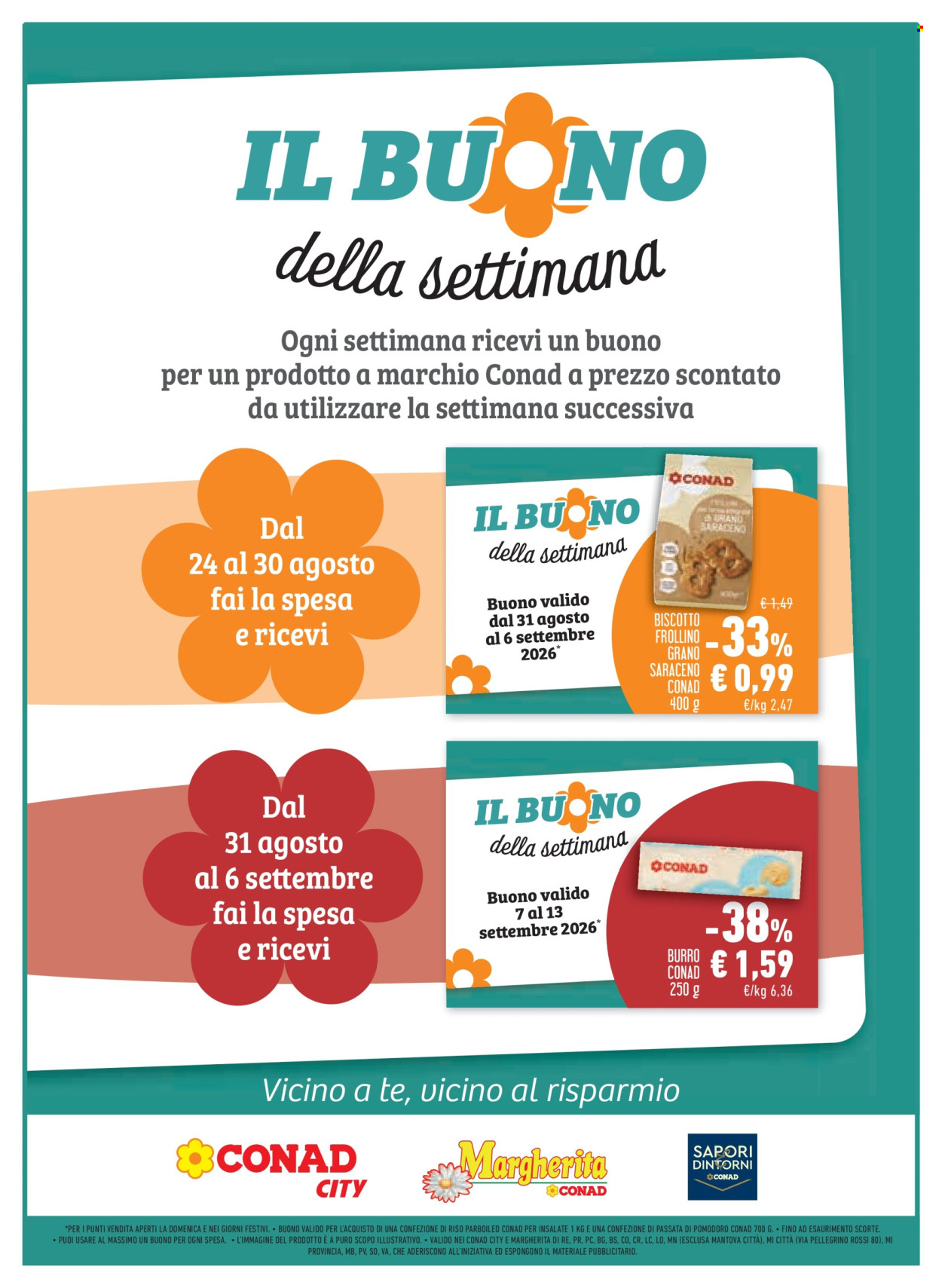 Volantino Conad - 26/8/2026 - 8/9/2026. Pagina 20