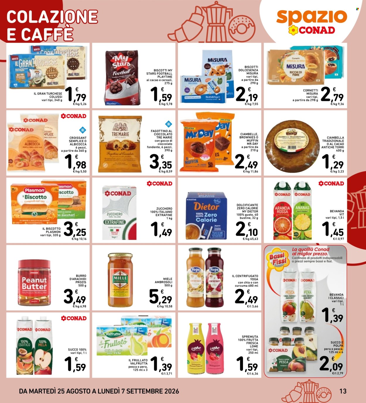 Leták Spazio Conad - 25.8.2026 - 7.9.2026. Strana 13