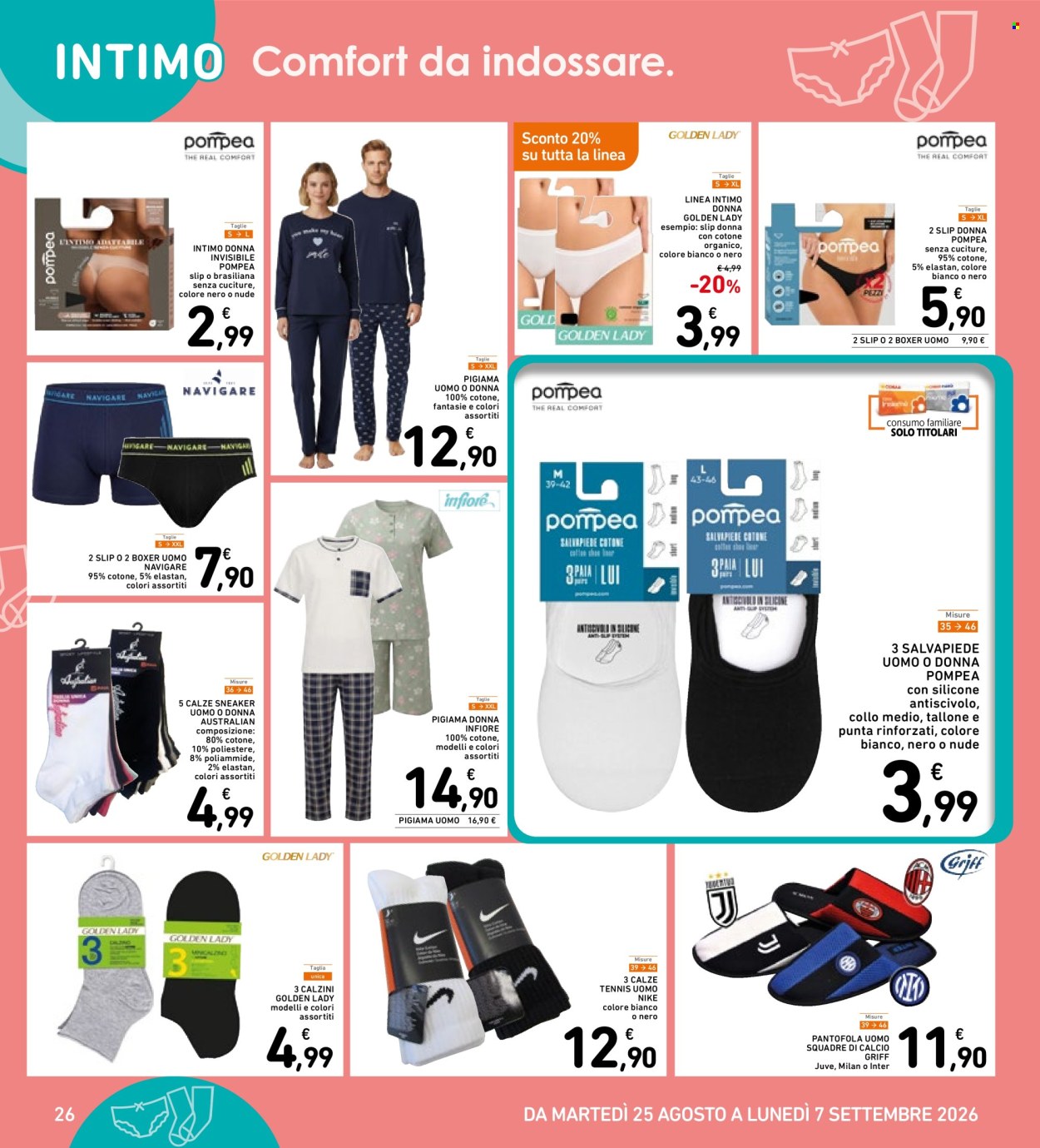 Leták Spazio Conad - 25.8.2026 - 7.9.2026. Strana 26