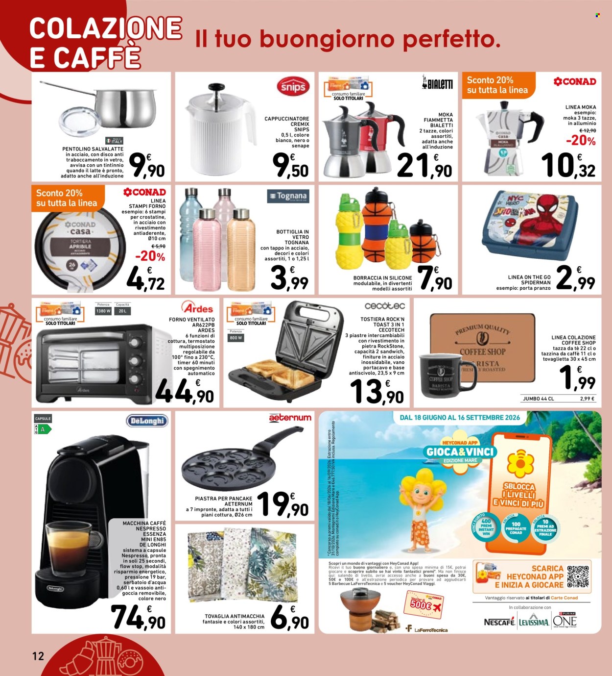 Leták Spazio Conad - 25.8.2026 - 7.9.2026. Strana 12