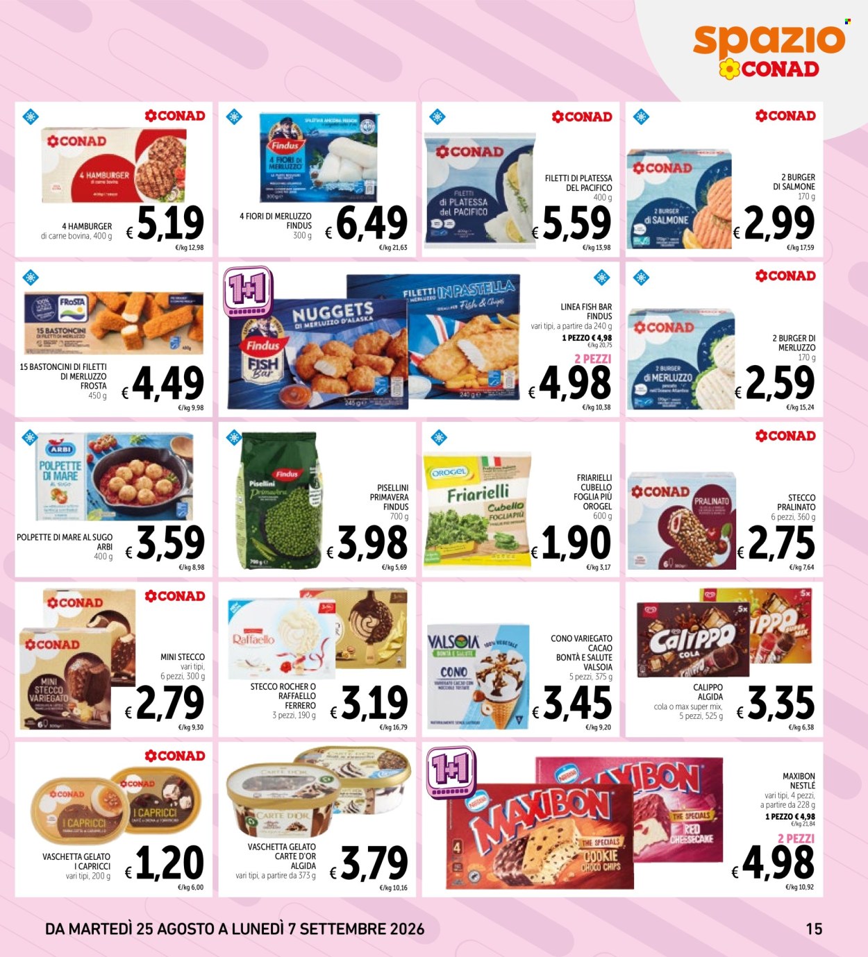 Leták Spazio Conad - 25.8.2026 - 7.9.2026. Strana 15