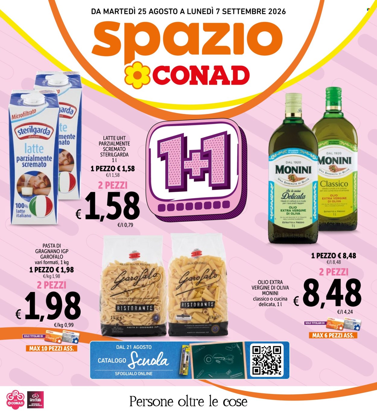 Volantino Spazio Conad - 25/8/2026 - 7/9/2026. Pagina 1