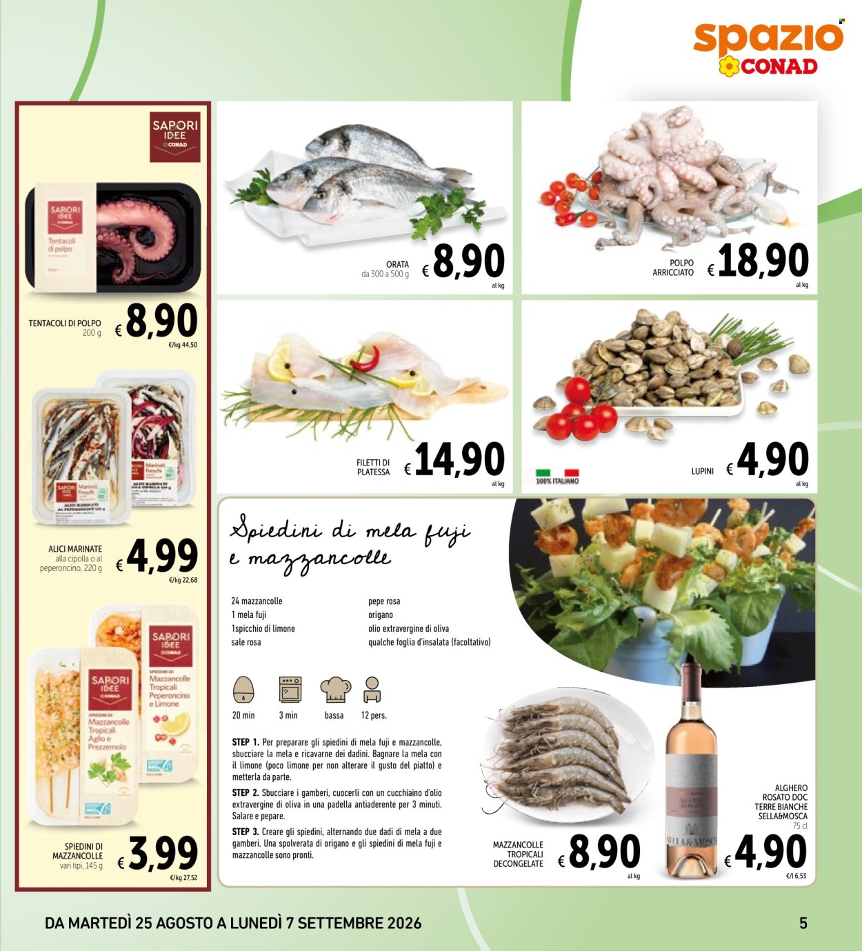 Leták Spazio Conad - 25.8.2026 - 7.9.2026. Strana 5