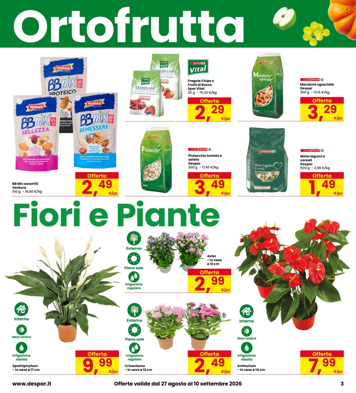 Leták Interspar - 27.8.2026 - 10.9.2026. Strana 3