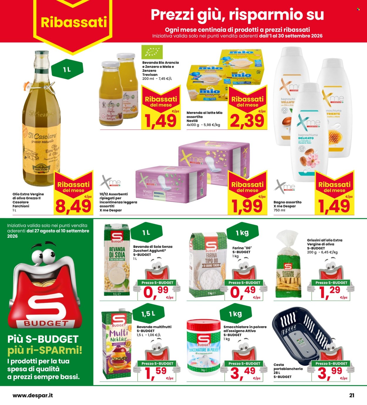 Volantino Interspar - 27/8/2026 - 10/9/2026. Pagina 21