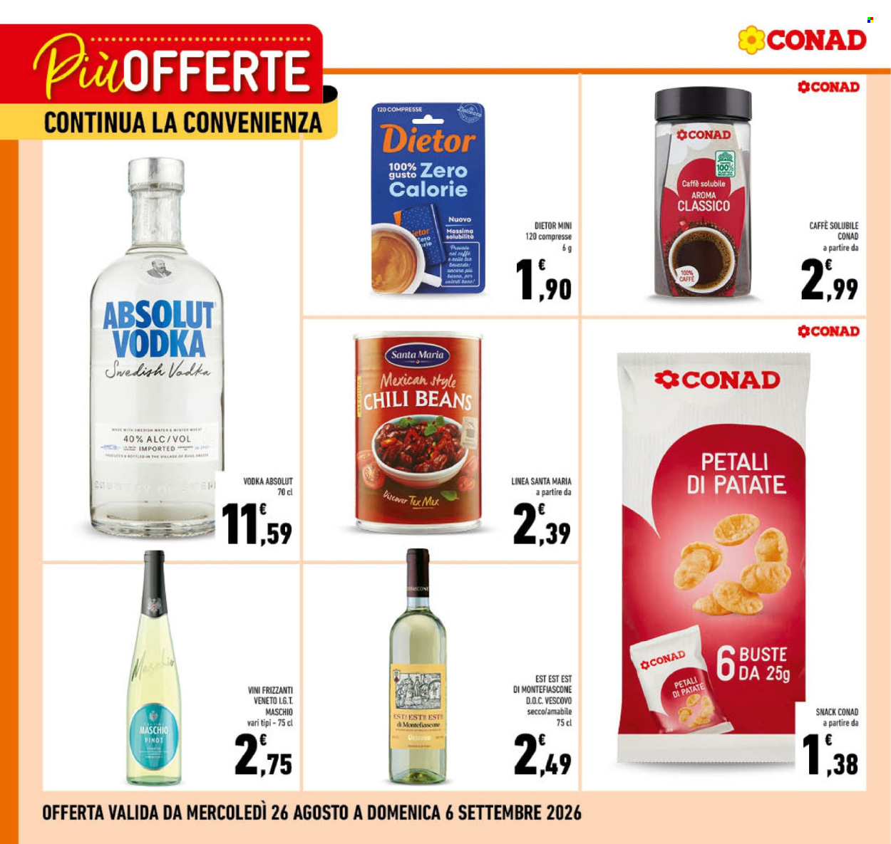 Volantino Conad - 26/8/2026 - 6/9/2026. Pagina 2
