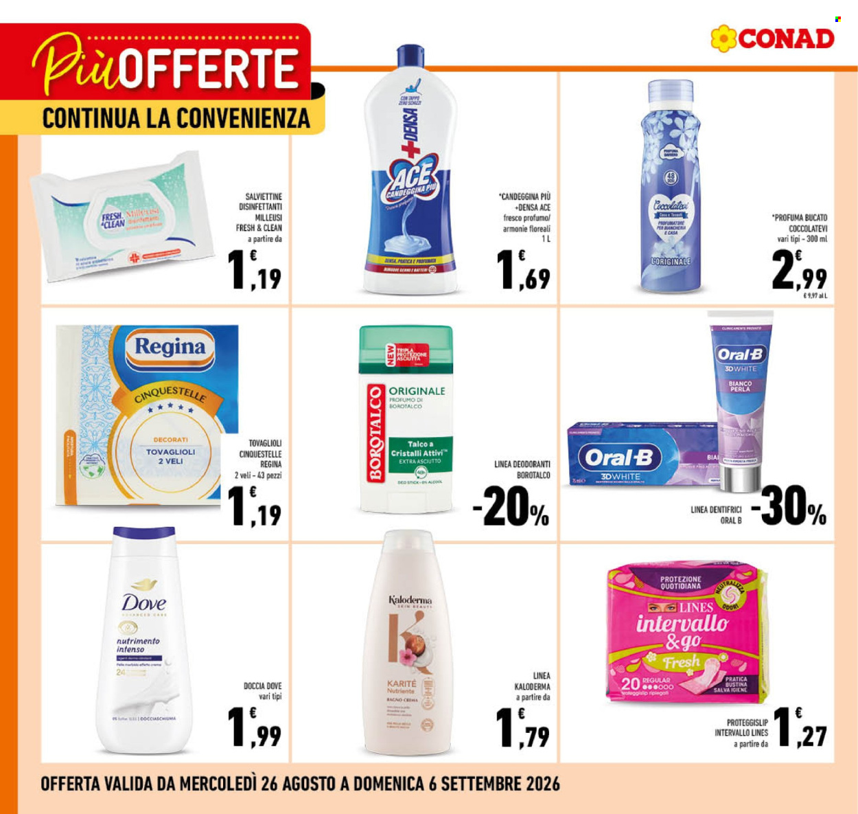 Volantino Conad - 26/8/2026 - 6/9/2026. Pagina 3