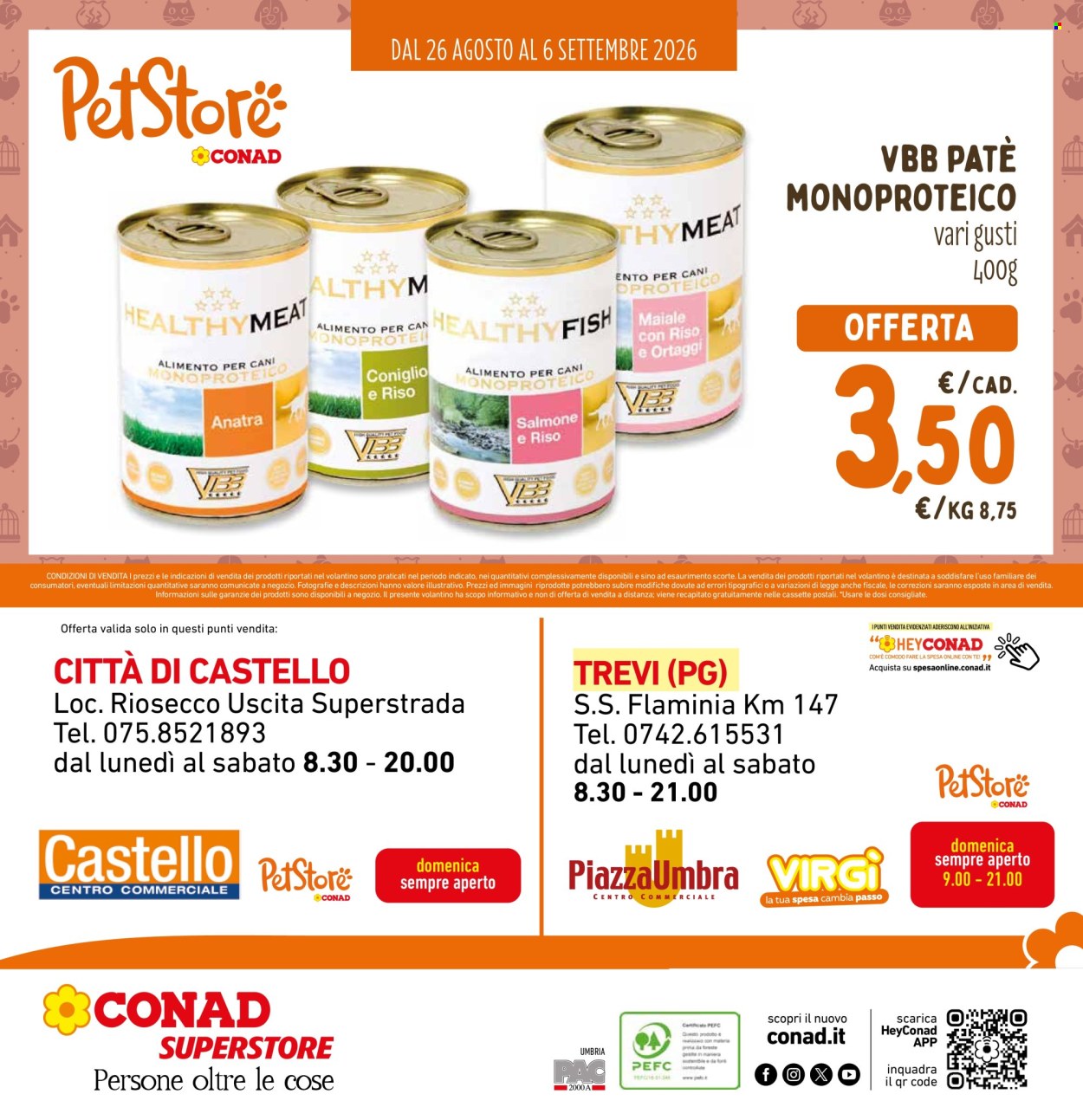 Leták Conad Superstore - 26.8.2026 - 6.9.2026. Strana 4