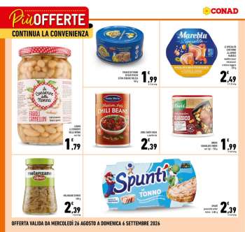 Volantino Conad - 26/8/2026 - 6/9/2026.